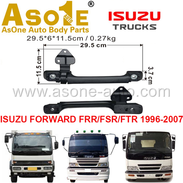 AO-IZ10-206 PANEL HANDLE WITH HINGE FOR ISUZU FORWARD FRR FSR FTR 1996-2007